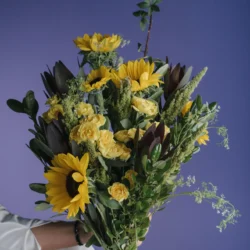 Buchet cu floarea soarelui