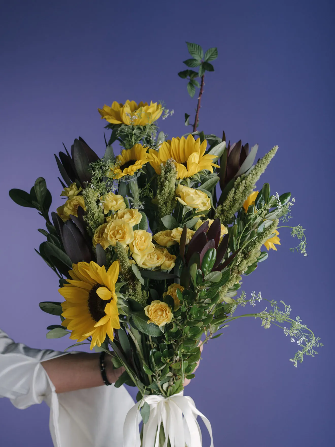 Buchet cu floarea soarelui