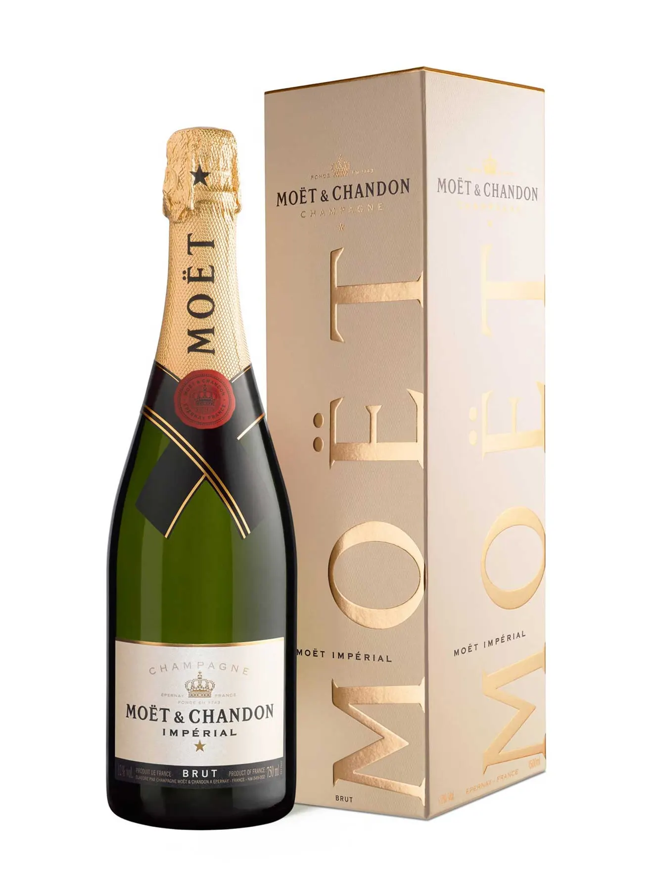 Șampanie Moët & Chandon Imperial în cutie